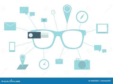 Smart Glasses Stock Vector Illustration Of Design Future 50083802