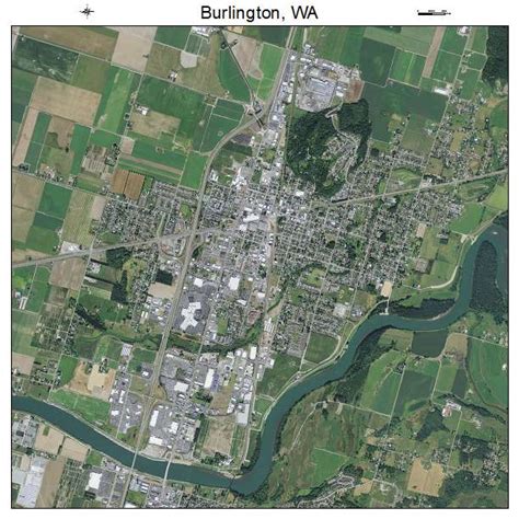 Aerial Photography Map Of Burlington Wa Washington