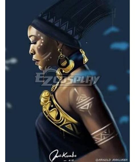 Marvel Black Panther Wakanda Forever Queen Ramonda D Edition Cosplay