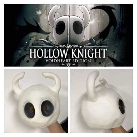 New Game Hollow Knight Cosplay Masks Funny Latex Mask Full Head Helmet