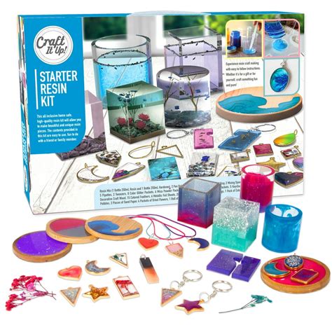 Resin Kit By Craft It Up Complete Starter Jewelry Making Resin Kit