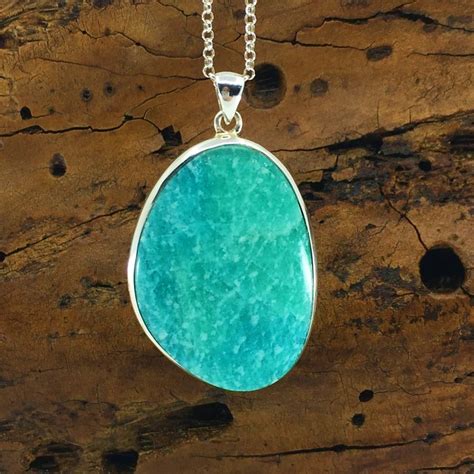 Amazonite Pendant High Quality Handcrafted Crystal Jewellery