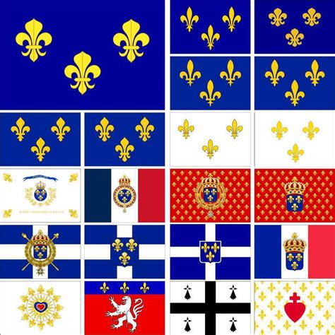 France Flag Royal Royalist Constitutional Kingdom Navy Merchant Civil