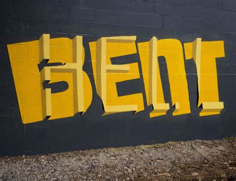 Multi Layered Typography Street Art Visualizes Popular Expressions