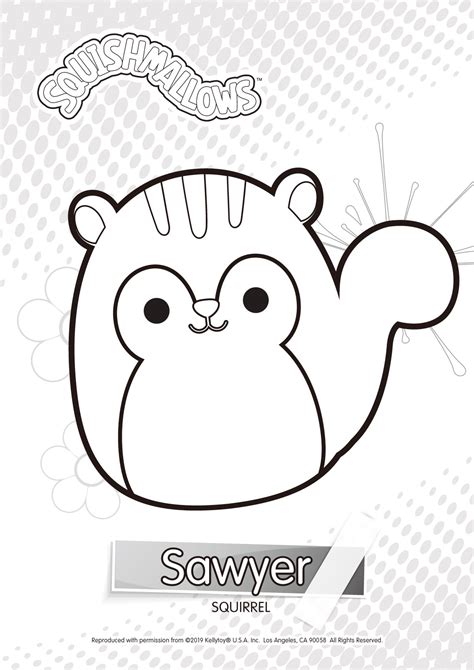 Squishmallows Coloring Pages Archives Xcolorings