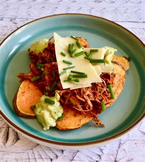 Bbq Pulled Pork Sweet Potatoes Gluten And Dairy Free