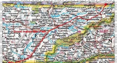 Road Map Of East Tennessee