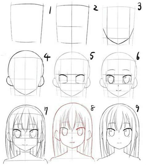 Drawing Tutorial Face Manga Drawing Tutorials Anime Art Tutorial