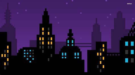 4592792 Cityscape Pixel Art Rare Gallery Hd Wallpapers