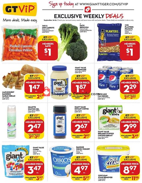 Giant Tiger Canada Flyer We Ad Match You Save More ON September
