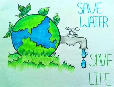 Top 148 Save Water Save Tree Drawing Latest Vn