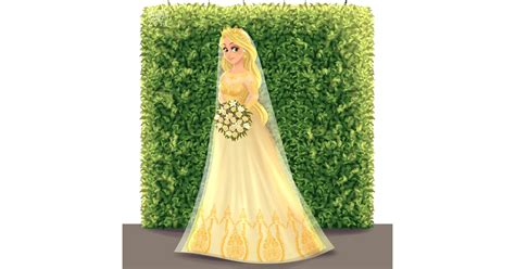 Rapunzel As A Bride Best Disney Princess Fan Art Popsugar Love