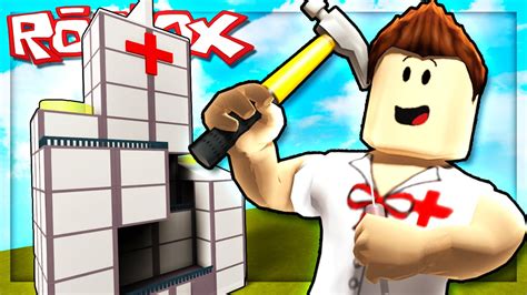 Building My Own Roblox Hospital Hospital Tycoon Youtube