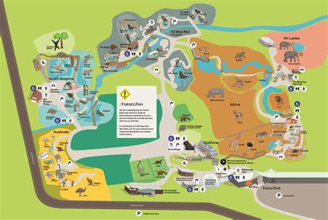 Norfolk Zoo Map