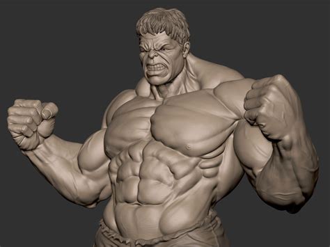 Artstation Hulk 3d Sculpt For Printing Resources