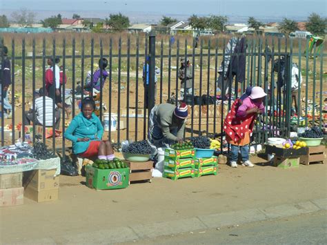 Johannesburg Soweto Example Of The Informal Economy In South Africa