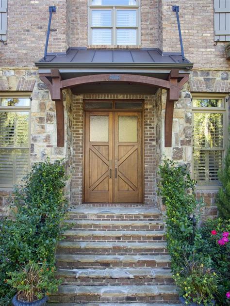 Find the perfect entryway furniture & decor from west elm® today! Front Stairs and Entryway on a Brick and Stone Home | HGTV
