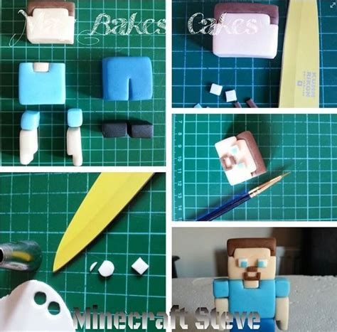 Wenn ich minecraft kuchen für die geburtstagsparty meines sohnes dies ist meine erste instructable, eine anleitung, die nuancen einer grundlegenden. fondant minecraft steve - Google-Suche | Minecraft kuchen ...