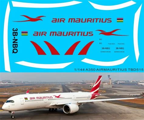 1144 Decals Airbus A350 Air Mauritius Livery Tb Decal Tbd515 1480