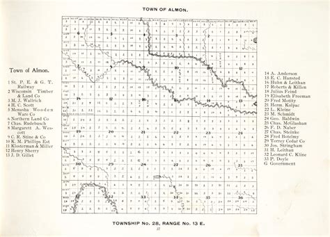 The State Illustrated Atlas Of Shawano County Wis 1898 Containing