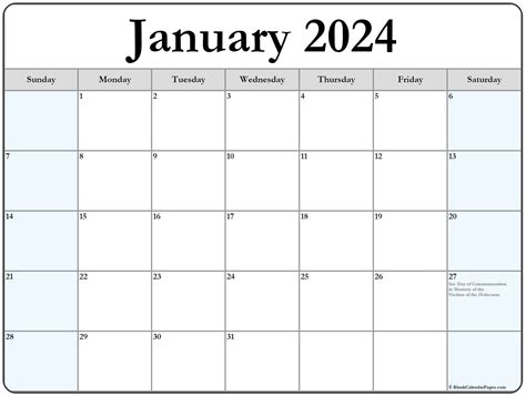 January 2023 Print Calendar Calendar 2023 With Federal Holidays