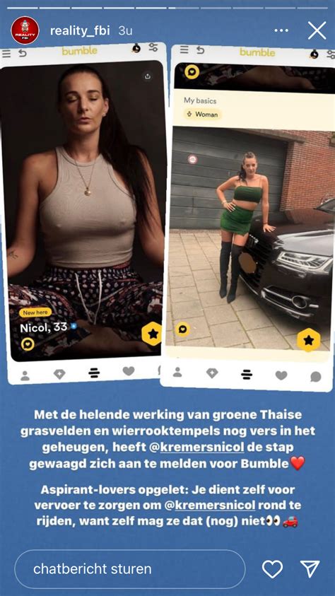 Nicol Kremers Gooit Zichzelf Op De Markt Gespot Op Dating App