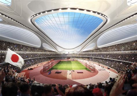 New National Stadium Tokyo By Zaha Hadid Architects Architecture List