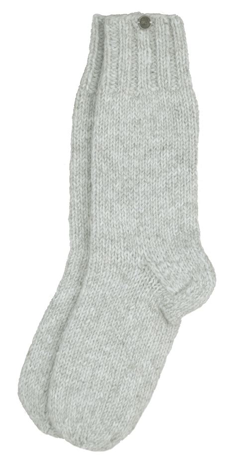 Discover our range of men's grey underwear and socks at ralph lauren. Pure wool - hand knit - socks - plain pale grey | Black Yak