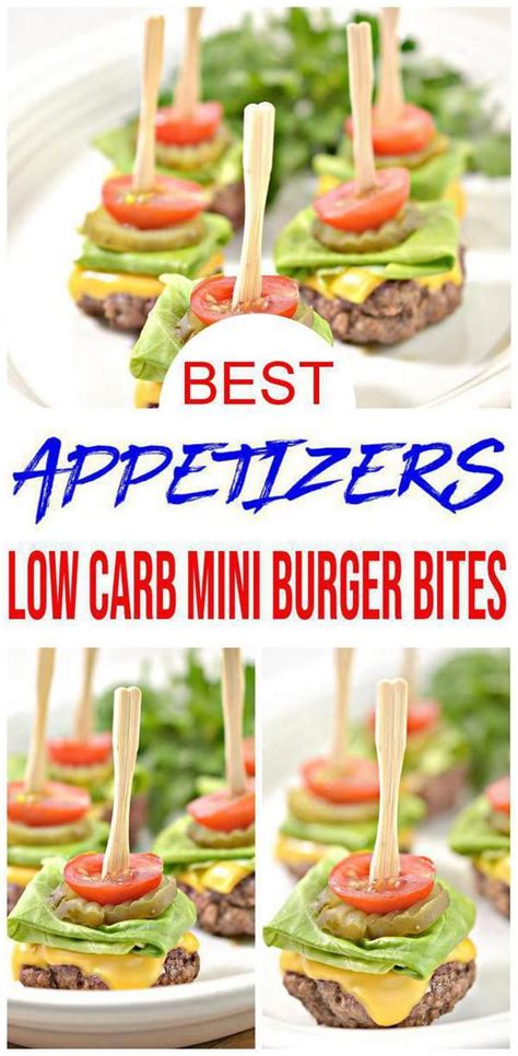 Check Out These Delicious Mini Burger Bites Best Low Carb Cheeseburger
