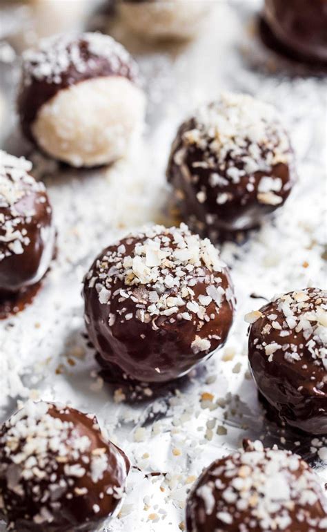 These Dark Chocolate Coconut Bites Are Naturally Sweet And Creamy On