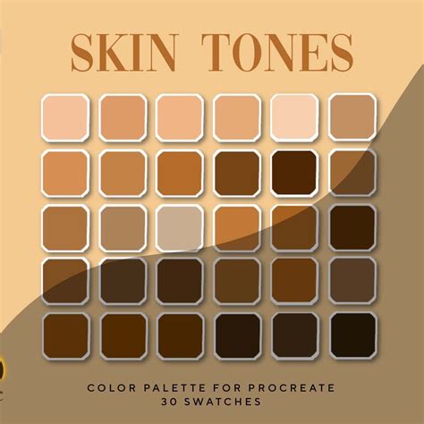 Skin Tones Skin Color Palette Skin Color Chart Painting Off