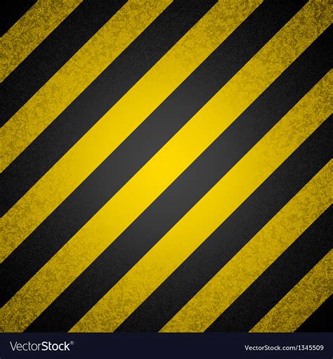 Background Black And Yellow Hazard Stripes Vector Image