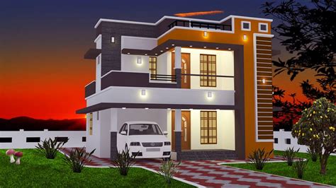 Low Cost 2 Bedroom Double Storey Home In 965sqft For 16 Lakhs Free
