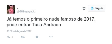 Primeiro nude do ano Suposta foto íntima de Tuca Andrada agita web Vírgula