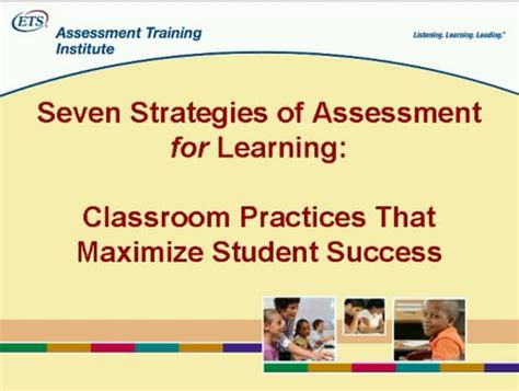 Seven Strategies Of Assessment For Learning Webinar On Vimeo