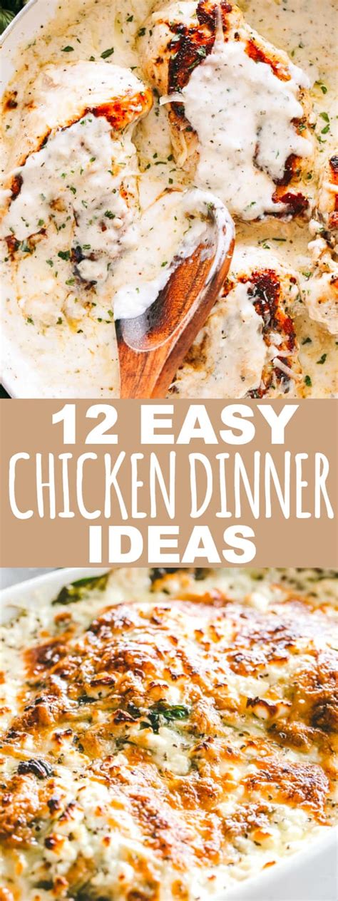 See more ideas about cooking recipes, chicken recipes, recipes. 12 Easy Chicken Dinner Ideas Your Family Will Love | Diethood