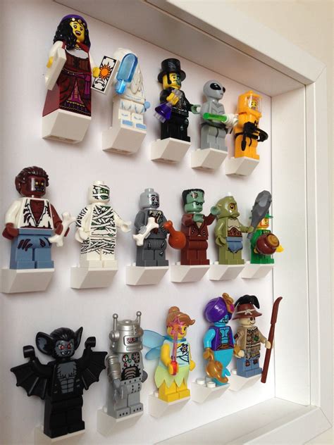 Custom Small Display Frame For Lego Minifigures 3 Minifigures