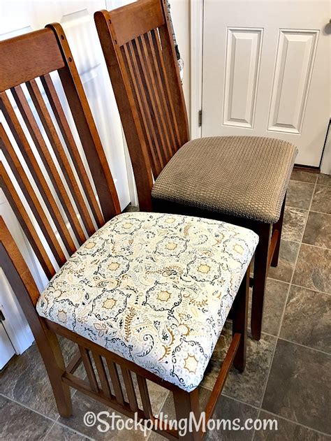 How To Redo The Fabric On Your Kitchen Chairs