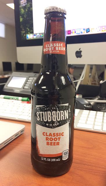 Steves Root Beer Journal Stubborn Classic Root Beer