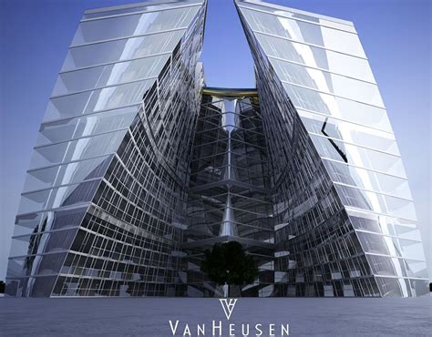 Eivor Tower On Behance Futuristic Architecture Van Heusen Auditorium