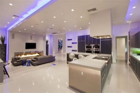 Check spelling or type a new query. Modern living room with ceiling and LED lighting. # ...
