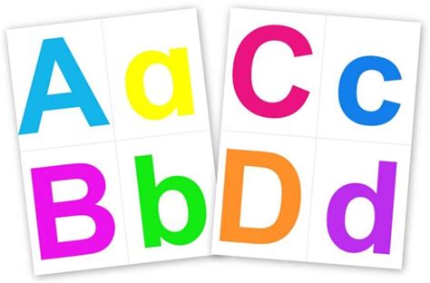 A4 alphabet letters to print and cut out. Printable Alphabet Letters | Contented at Home