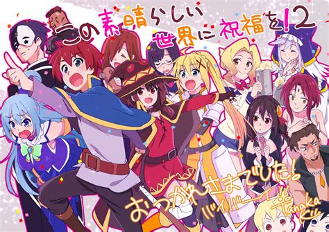 Megumin Aqua Darkness Satou Kazuma Yunyun And More Kono Subarashii Sekai Ni Shukufuku