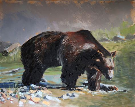 Marla Epstein Artwork Grizzly Bear Painting