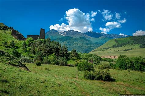 The beautiful scenery of the mountain Ingushetia · Russia Travel Blog