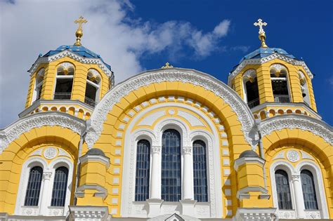 Ukraine Church St Vladimir S Cathedral Cathedral Architecture Free