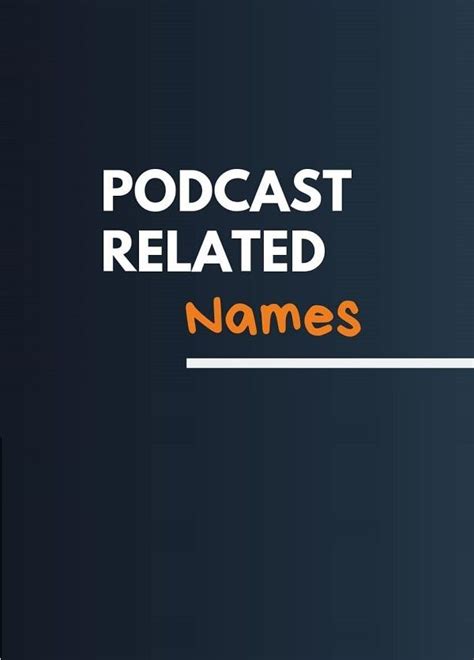 550+ Creative Podcast Business Related Names - thebrandboy.com | Creative podcast, Creative ...