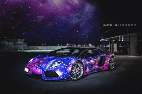 Galaxy Lamborghini Aventador Roadster Pic2