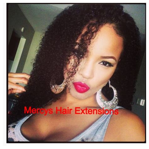 Curls, especially big bouncy barrel waves enhance your color and highlights with the curve of each stra Virgin Mongolian Kinky Curly Hair | Natural Hair ...