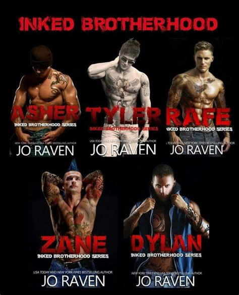 The Poster For Inked Brothers Which Features Four Different Men With Tattoos On Their Arms And
